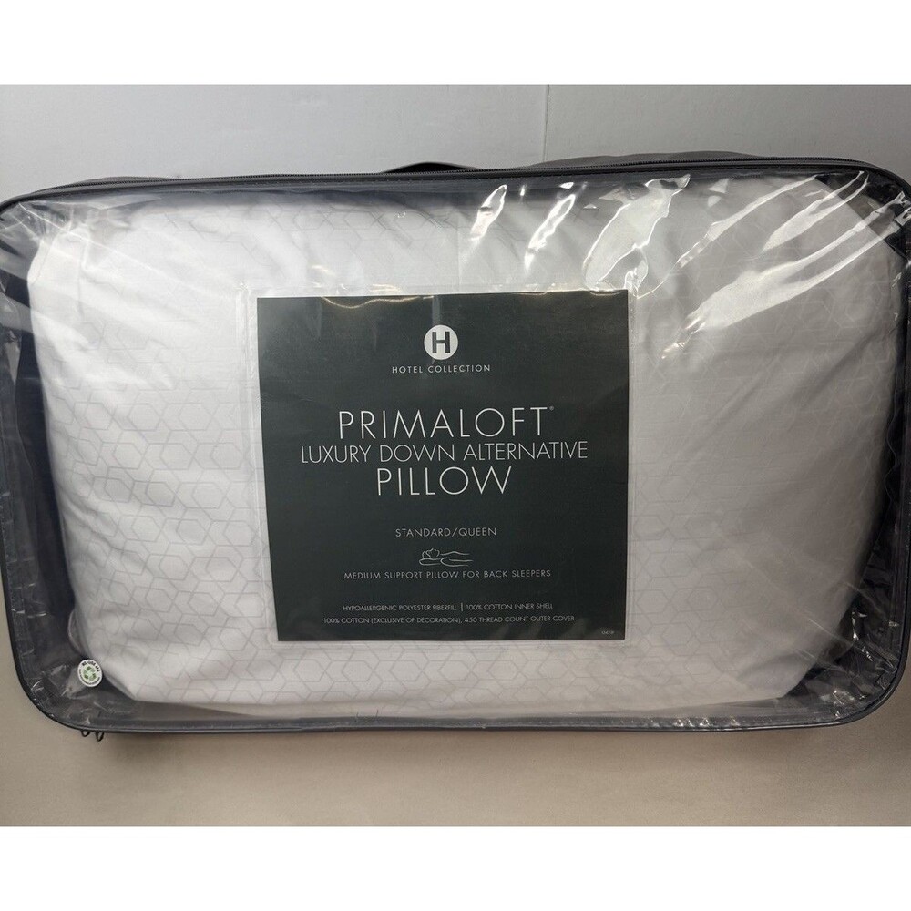 Hotel Collection Primaloft Luxury Down Alternative Medium Standard/ Queen Pillow
